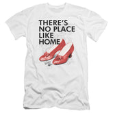 The Wizard Of Oz No Place Like Home Men's Ultra-Soft 30/1 Cotton Slim Short-Sleeve T-Shirt